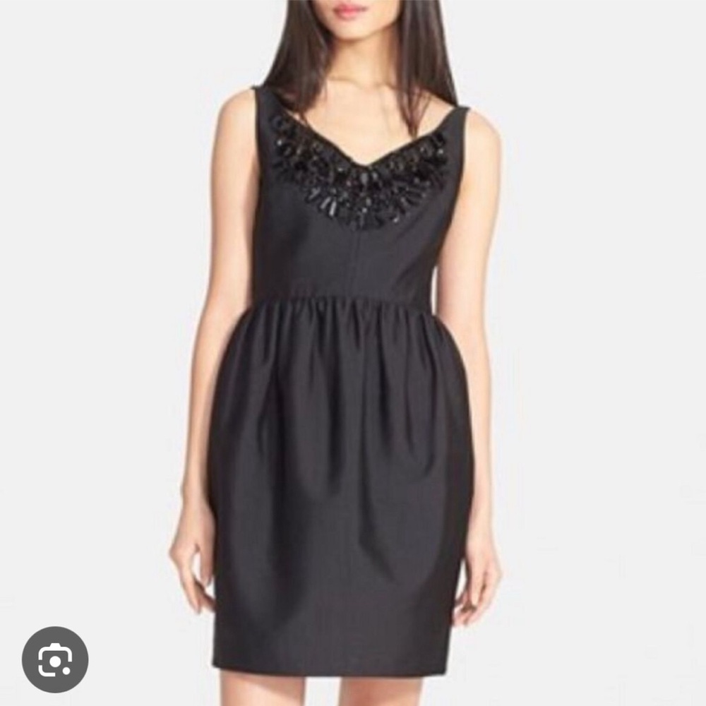 Kate spade black embellished cupcake dress